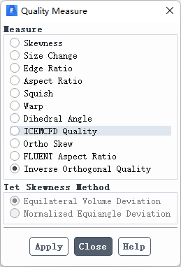 Fluent meshing中如何查看网格质量分布